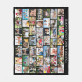 Couverture Polaire Collage photo simple 49 Plusieurs formes de votre  (Devant)