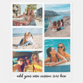 Couverture Polaire Collage photo simple 5 (Devant)