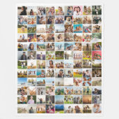 Couverture Polaire Collage photo simple moderne 108 (Devant)