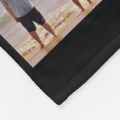 Couverture Polaire Collage photo unique personnalisé (Coin)