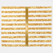Couverture Polaire Collection Boho Stripes Parties scintillant Verte (Devant (Horizontal))