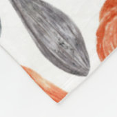 Couverture Polaire Collection Citrouille couleur aquarelle  (Coin)