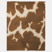 Couverture Polaire Collection de Cuir Faux Vache Elégante Populaire (Devant)