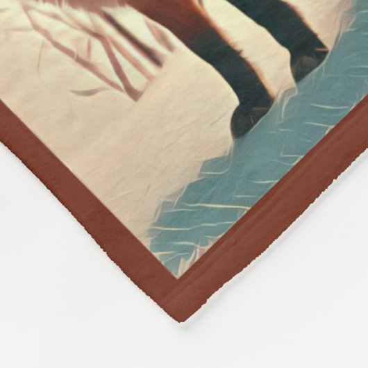 Couverture Polaire Collection de Fox rouge (Coin)