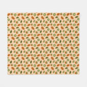 Couverture Polaire Collection de Motifs de paniers de fruits - Kiwi (Devant (Horizontal))