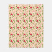 Couverture Polaire Collection de Motifs de paniers de fruits - Pommes (Devant)