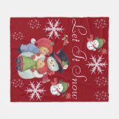Couverture Polaire Collection de Noël Suzanne Elizabeth (Devant (Horizontal))