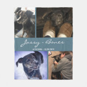 Couverture Polaire Collection de photos pour animaux de compagnie Mem (Devant)