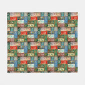 Couverture Polaire collection de plaques d'immatriculation (Devant (Horizontal))
