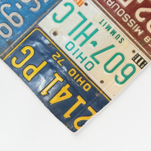 Couverture Polaire collection de plaques d'immatriculation (Coin)
