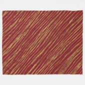 Couverture Polaire Collection d'or de luxe moderne bordeaux (Devant (Horizontal))