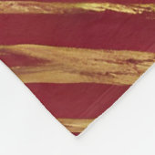 Couverture Polaire Collection d'or de luxe moderne bordeaux (Coin)