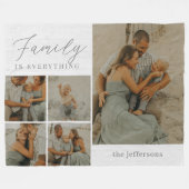 Couverture Polaire Collection Famille Rustique Moderne Blanche Person (Devant (Horizontal))