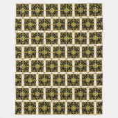 Couverture Polaire Collection Florale Luxe Moderne (Devant)