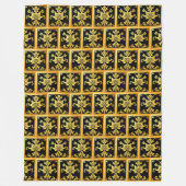 Couverture Polaire Collection florale tendance de luxe (Devant)