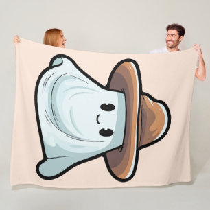 Couverture Polaire Collection Halloween Baby Boo Cowboy Ghost