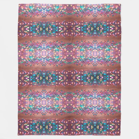 Couverture Polaire Collection Holographique Opale parties scintillant (Devant)