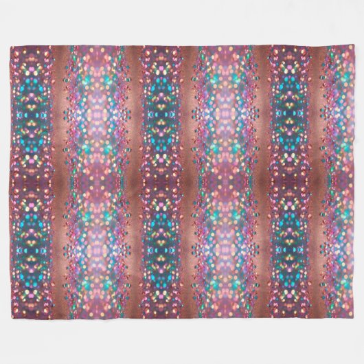 Couverture Polaire Collection Holographique Opale parties scintillant (Devant (Horizontal))