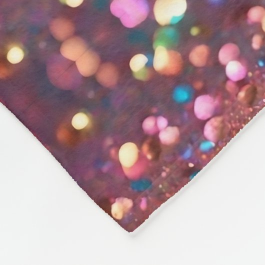 Couverture Polaire Collection Holographique Opale parties scintillant (Coin)