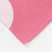 Couverture Polaire Collection moderne d'amour du coeur rose (Coin)