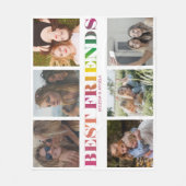 Couverture Polaire Collection photo des meilleurs amis (Devant)