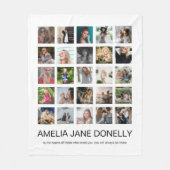 Couverture Polaire Collection photo Modern In Love (Devant)