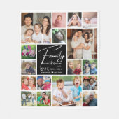 Couverture Polaire Collection photo moderne 17 Nom de famille Citatio (Devant)