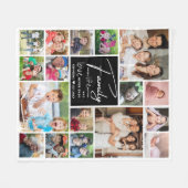 Couverture Polaire Collection photo moderne 17 Nom de famille Citatio (Devant (Horizontal))