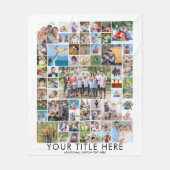 Couverture Polaire Collection photo moderne 61 Titre personnalisé Cou (Devant)