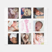 Couverture Polaire Collection photo moderne Best Ever Mommy (Devant (Horizontal))