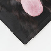 Couverture Polaire Collection photo moderne Blanche en toison, petit (Coin)