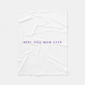 Couverture Polaire Collection photo moderne de Best Dog Mom (Devant)