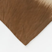 Couverture Polaire Collection tendance Vache Faux Cuir Elégante (Coin)