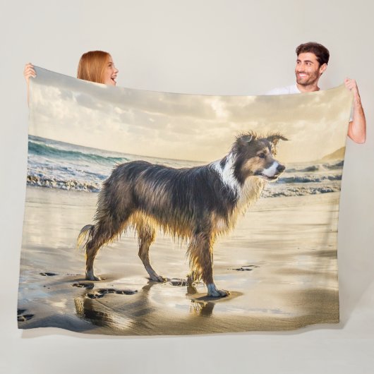 Couverture Polaire COLLIE par la MER (En situation)
