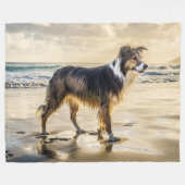 Couverture Polaire COLLIE par la MER (Devant (Horizontal))