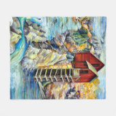 Couverture Polaire Colorado Rocky Mountains River Crystal Mill (Devant (Horizontal))