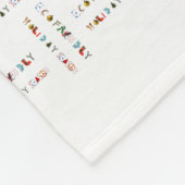 Couverture Polaire Coloré Amusant ÉcoConvivial (Coin)