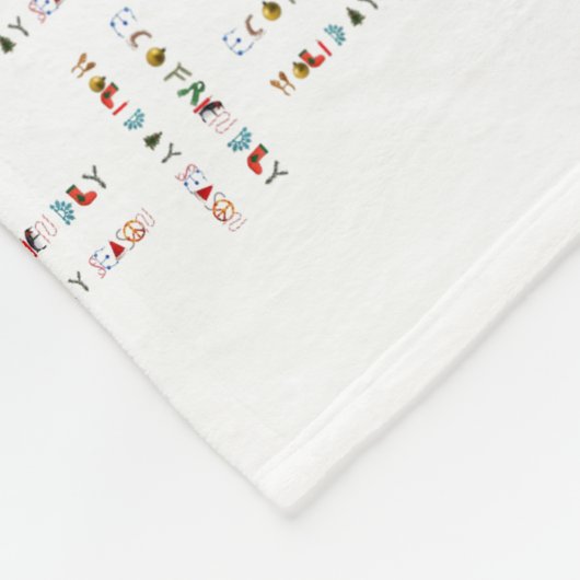 Couverture Polaire Coloré Amusant ÉcoConvivial (Coin)