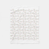 Couverture Polaire Coloré Amusant ÉcoConvivial (Devant)