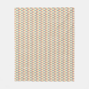 Couverture Polaire Coloré Automne automne Motif géométrique