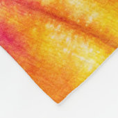 Couverture Polaire Coloré Cravate-Dye -Dye Abstrait. (Coin)
