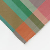 Couverture Polaire Coloré Plaid Motif Cosy Vert Noël Rustique (Coin)