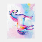 Couverture Polaire Coloré Pony 2 (Devant)