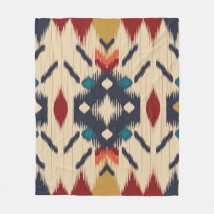 Couverture Polaire Coloré tribal ethnique sans couture motif