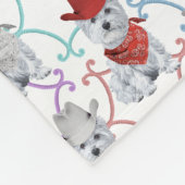 Couverture Polaire Coloré West Highland White Terriers (Coin)