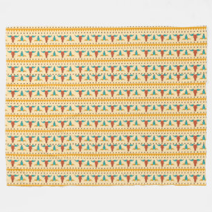 Couverture Polaire Colorful American Southwest thème motif