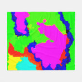 Couverture Polaire Colorful art Multicolor Abstract 2020 (Devant (Horizontal))