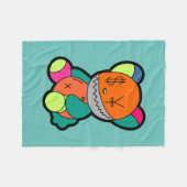 Couverture Polaire Colorful bear (Devant (Horizontal))