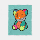 Couverture Polaire Colorful bear (Devant)