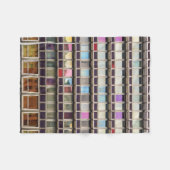 Couverture Polaire Colorful building (Devant (Horizontal))